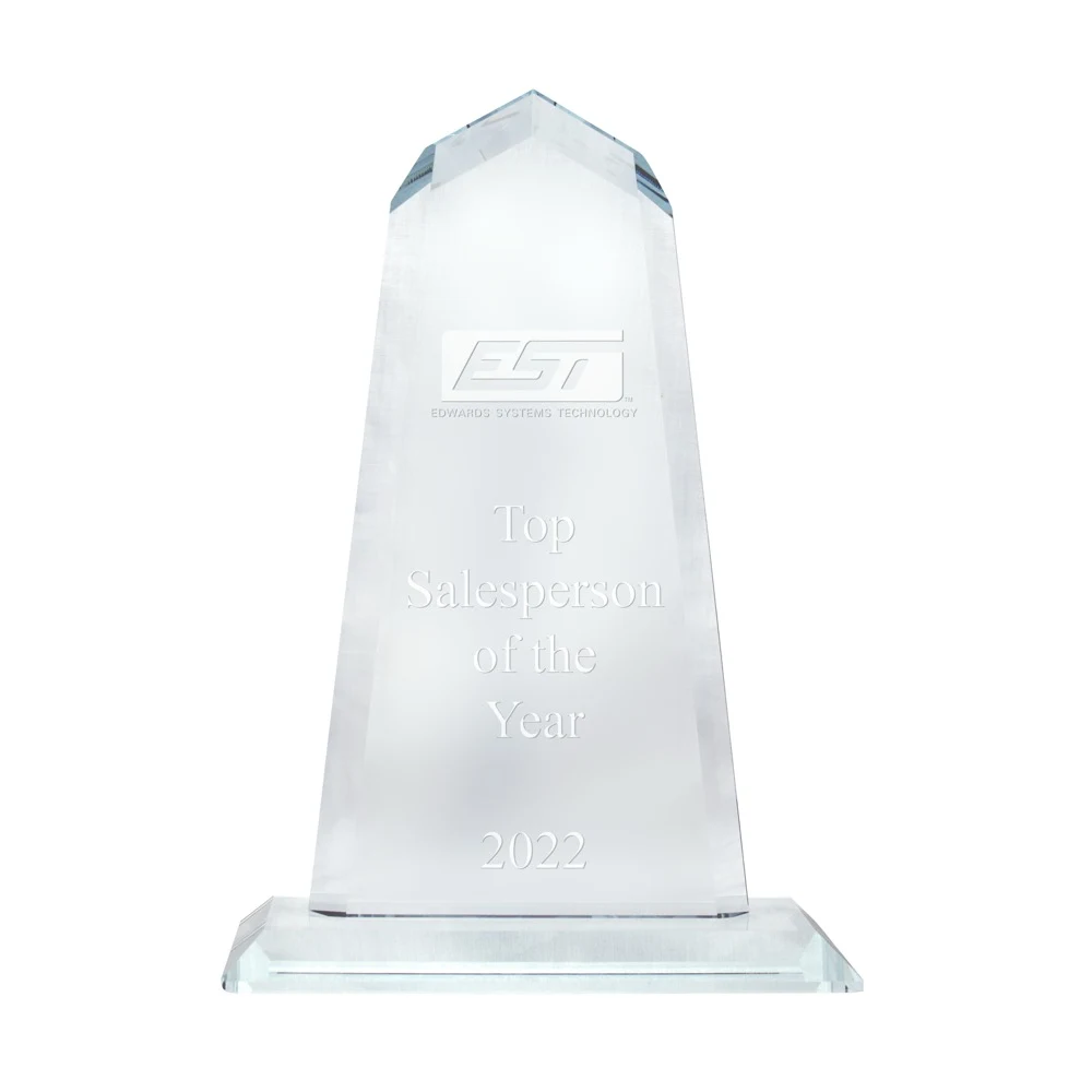 12" Pinnacle Award Clear 1