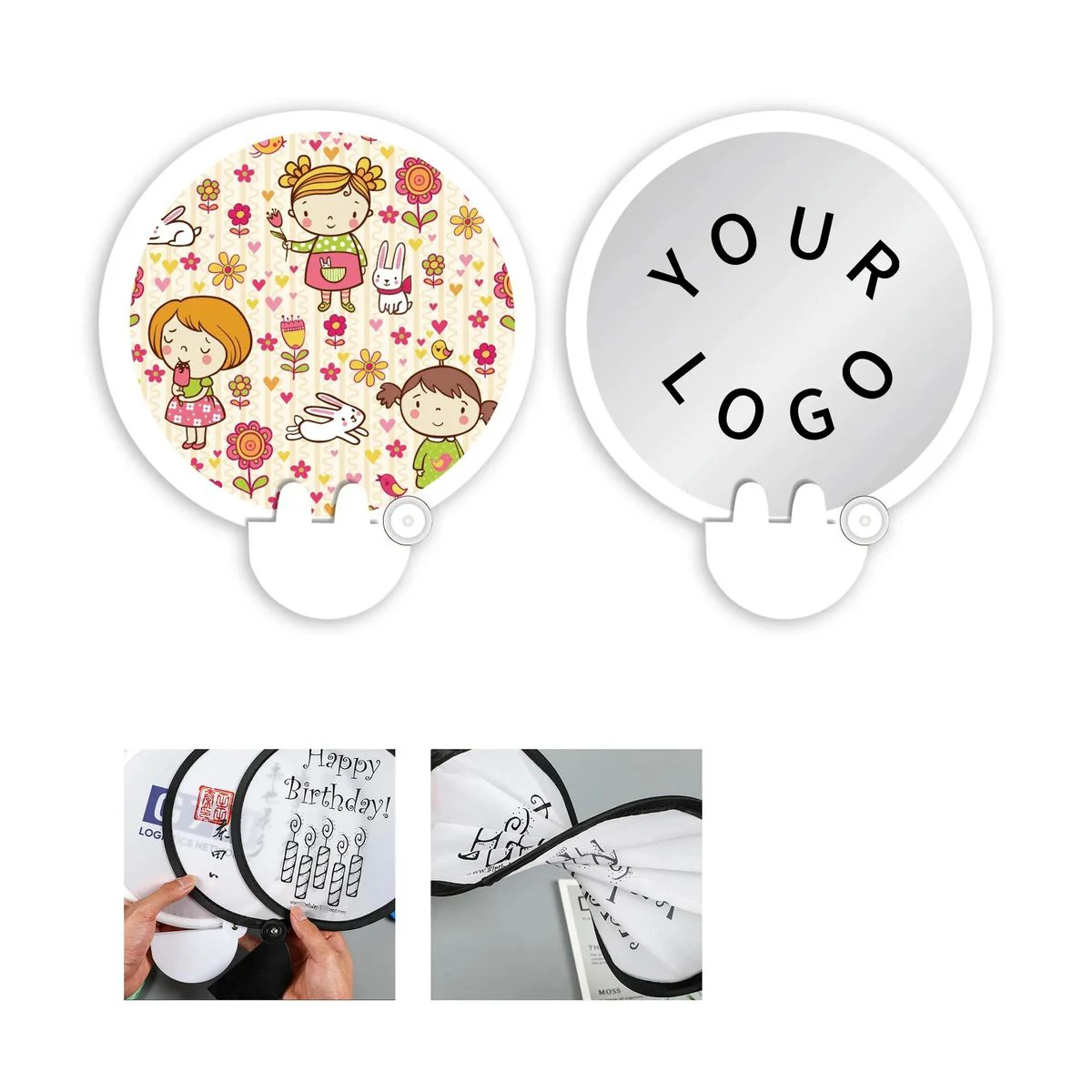Compact Polyester Fan Portable and Stylish 1