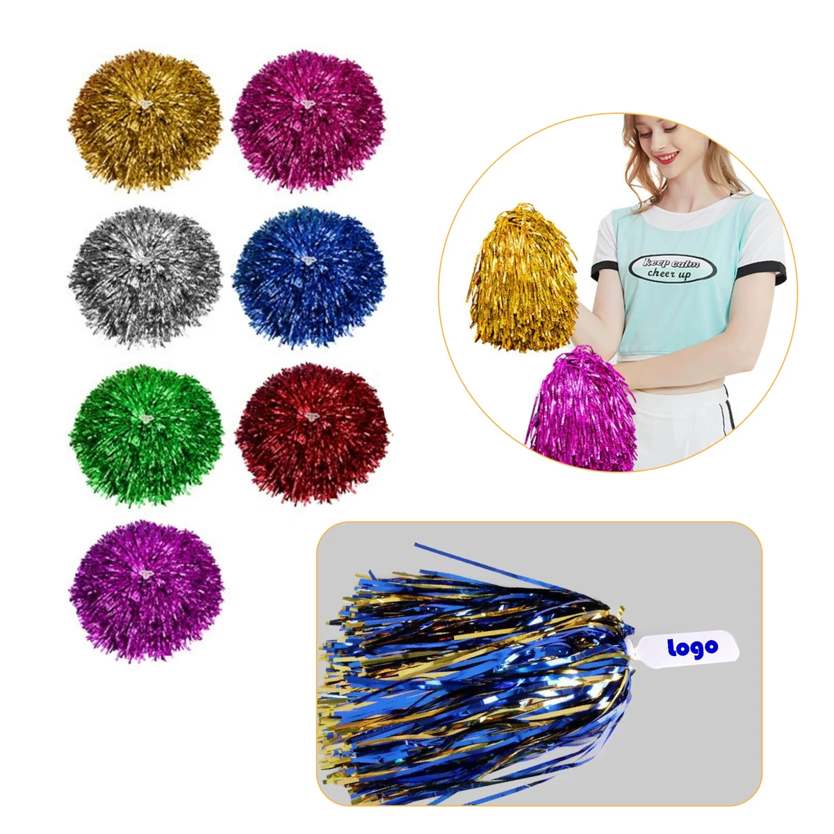 35g Cheerleading Pom-Poms 1