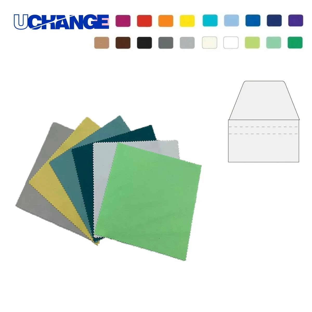 Eyewear Microfiber Cleaning Cloth Packed in Case Accessory 1