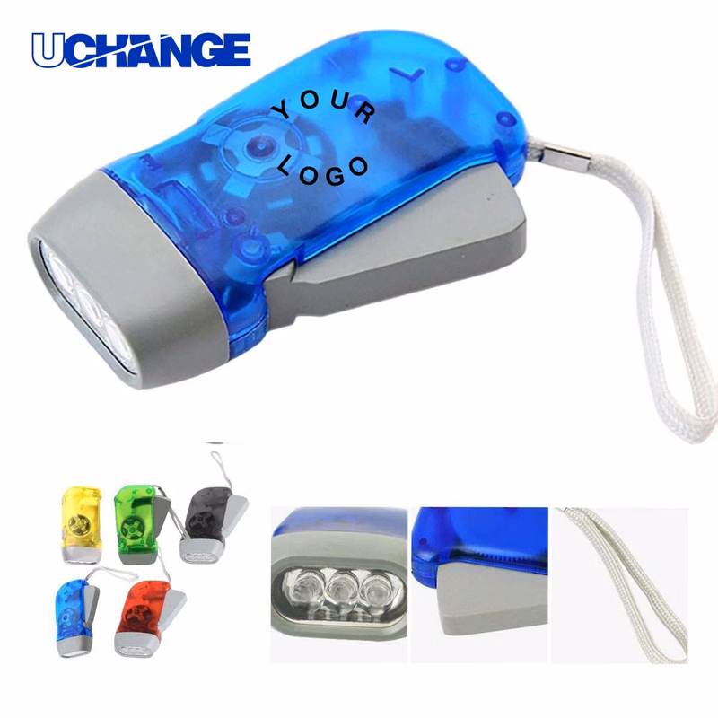 Hand Powered Emergency Flashlight Tool