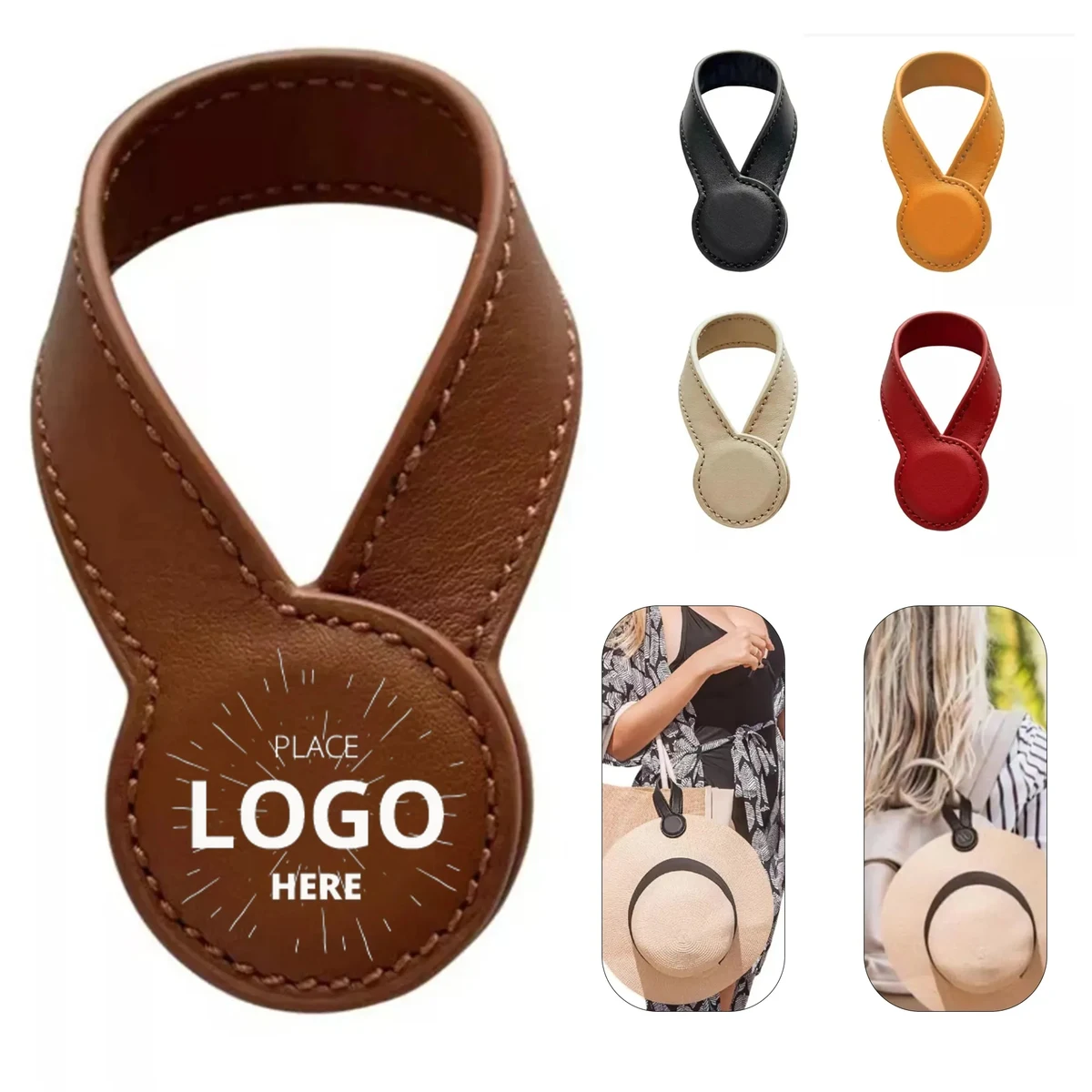 Leather Magnetic Hat Clip 1