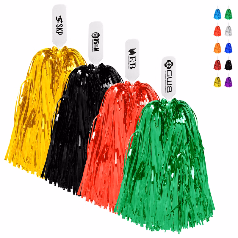 Handle Shiny 9.8'' Cheering Rally Pom Poms