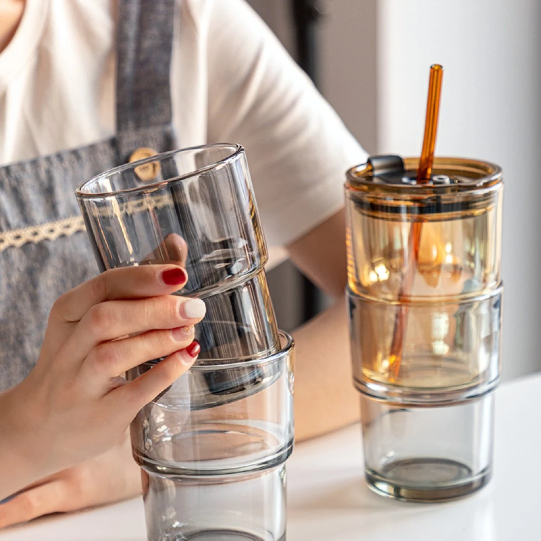 Straw Cup With Lid 1