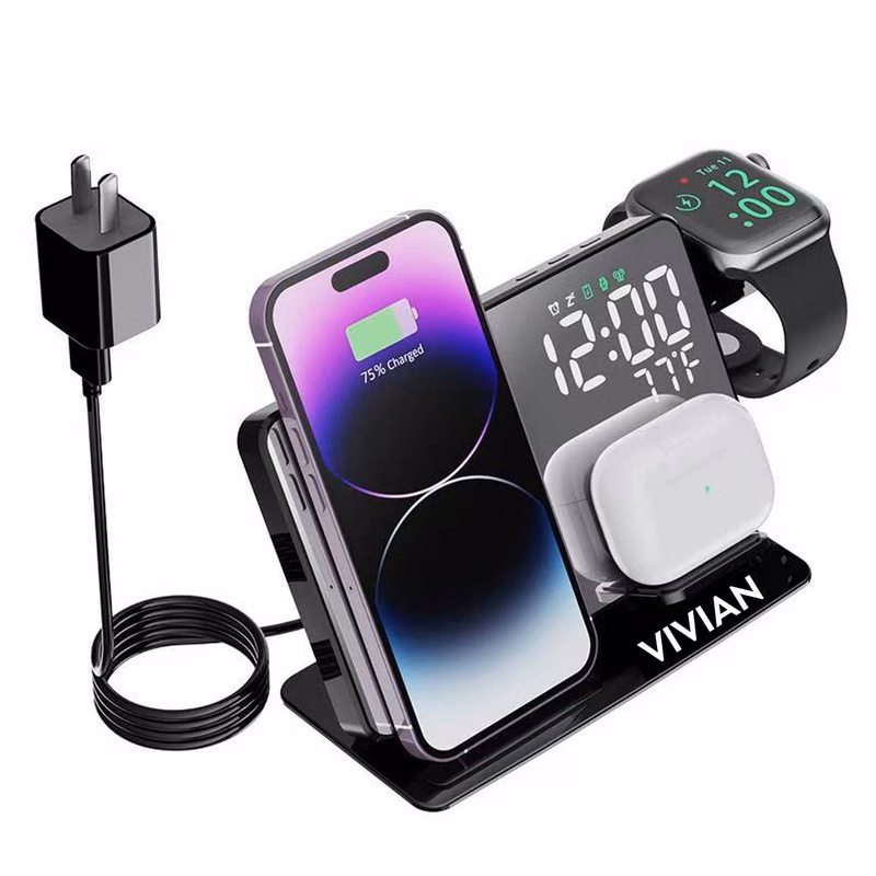4 in 1 Wireless Charger & Clock