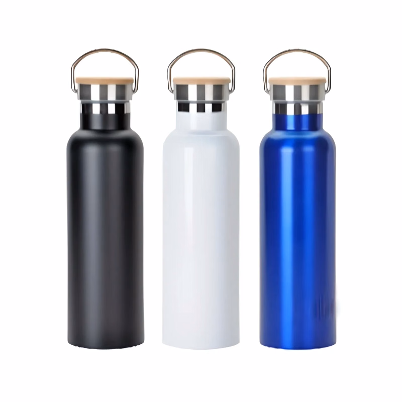 Endura 20 oz Stainless Steel Bottle with Bamboo Lid