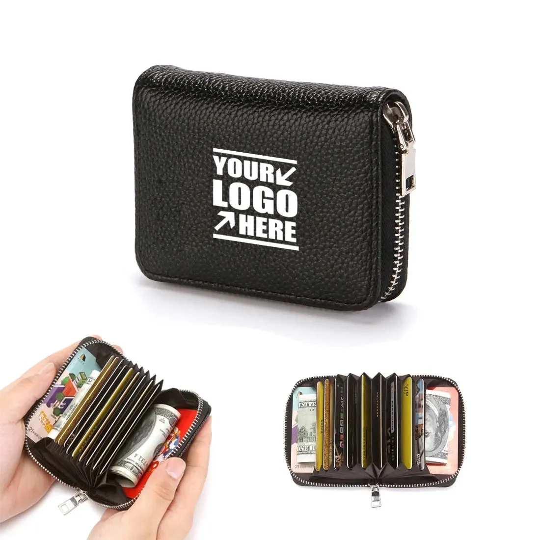 RFID Blocking Leather Credit Card Case 1