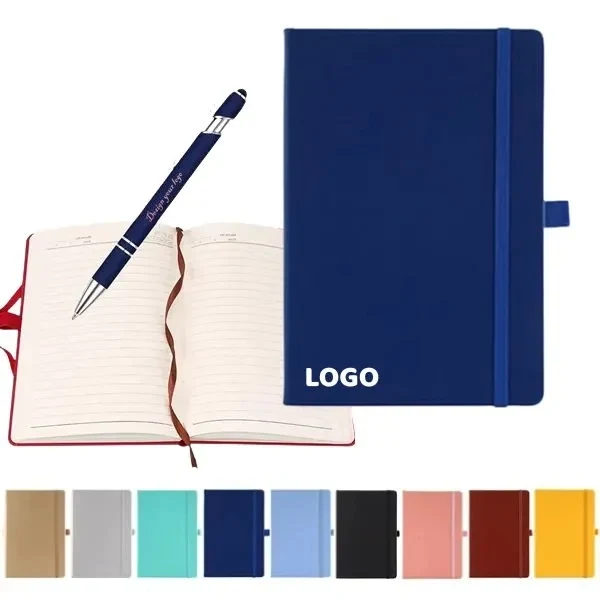 Paper Notebook with Pocket and Pen Loop 1