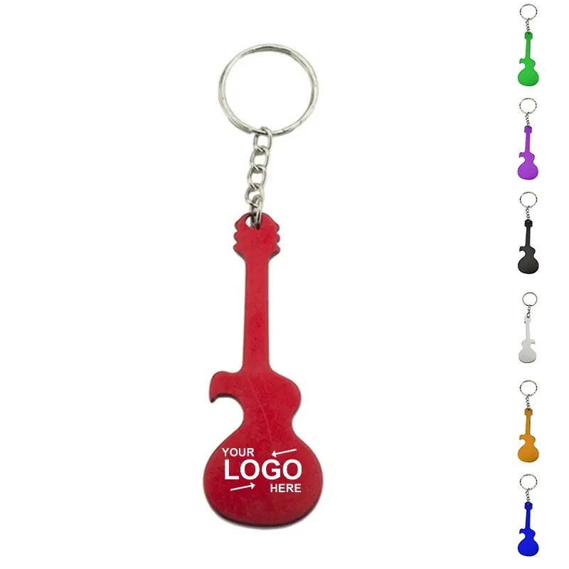 Guitar Shaped Bottle Opener Key Holder 1