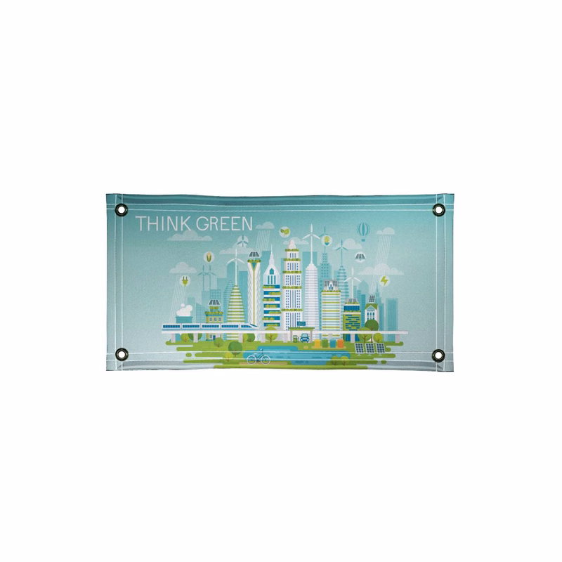 2' x 4' PVC-Free Banner Single-Sided