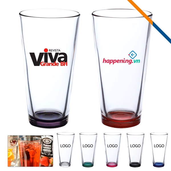 Custom 20 oz Premium Glass Mixing Glasses with Thick Base — Professional Bar Ware