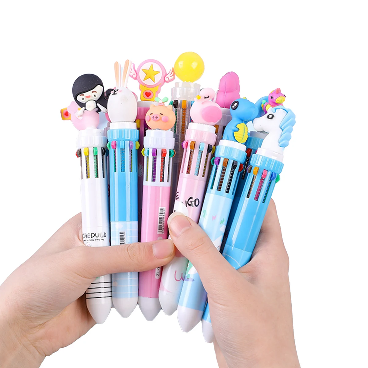 Cartoon Ten Color Shuttle Pens 1