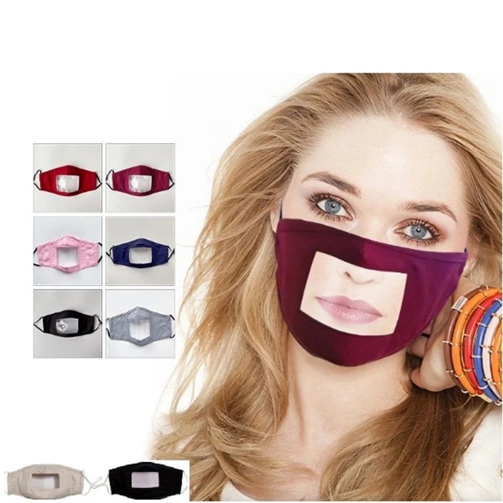 Custom Face Mask with Anti-fog Clear Window Panel 1