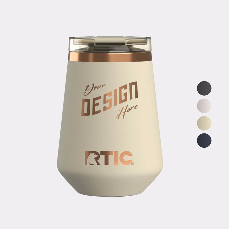 12 oz RTIC® Stainless Steel Ceramic Lined Happy Hour Lowball Tumbler
