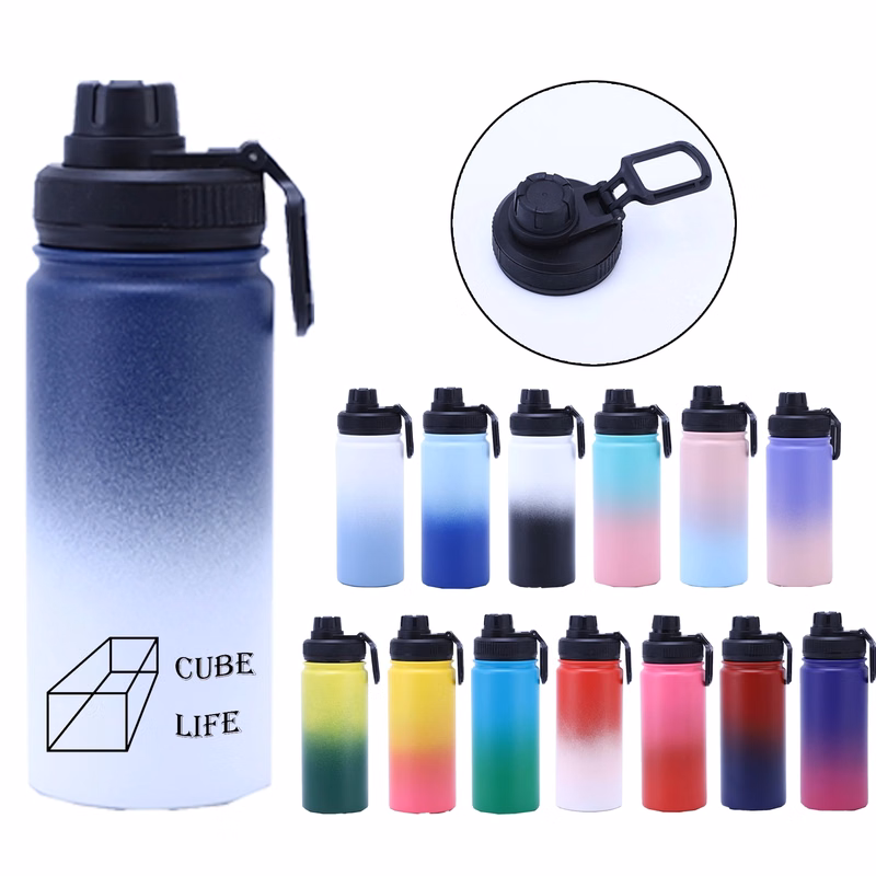Vacuum Insulated Stainless-Steel Sports 16 OZ Water Bottle