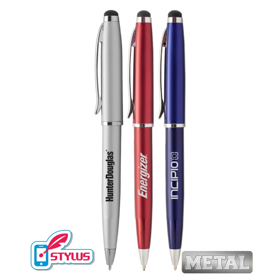 Promotional "Glorious" All Metal Twister Stylus Pen 1