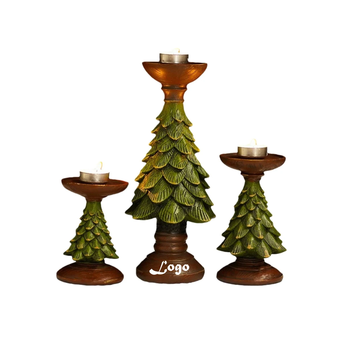 Christmas Tree Candle Holder 1