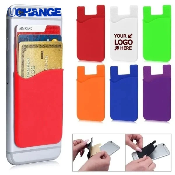 Silicone Wallet with Strong Adhesive Back 1