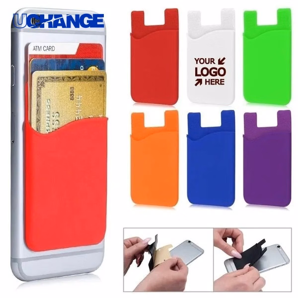 Silicone Wallet with Strong Adhesive Back