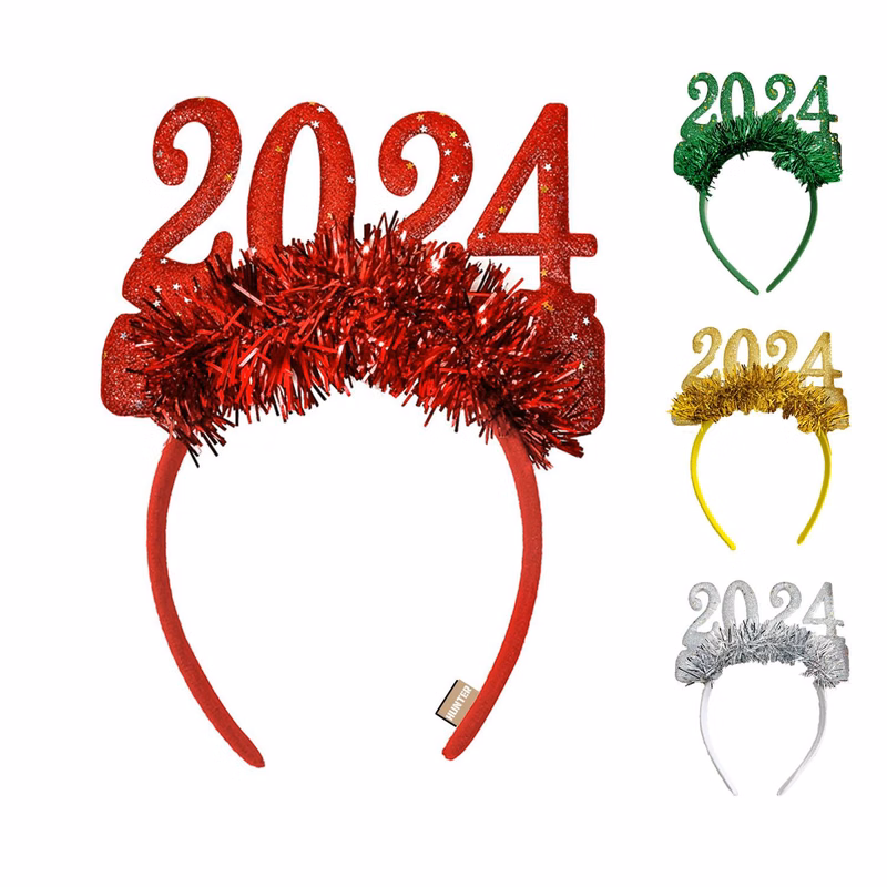 Christmas Party Digital New Year Decorative Headband