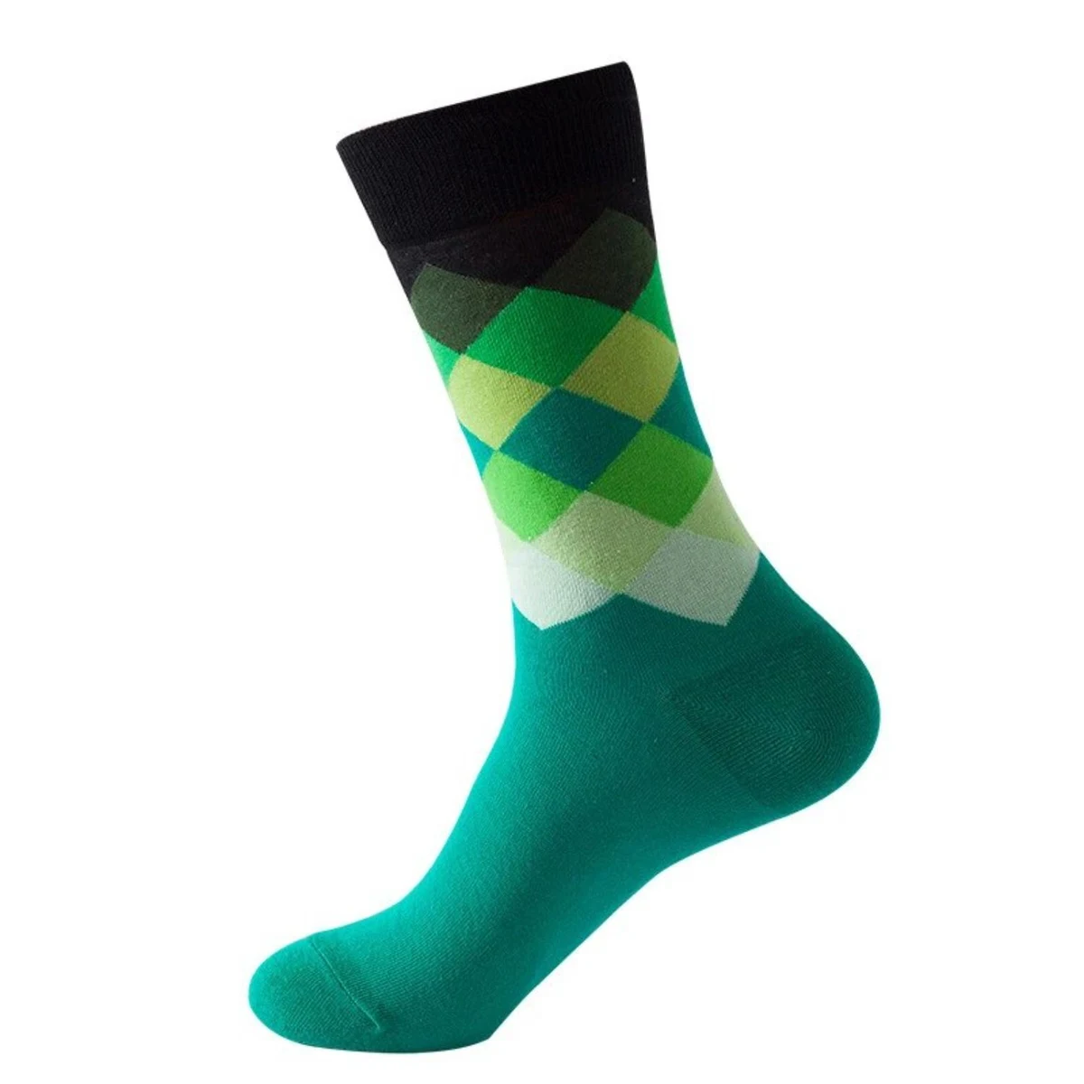 Cushioned below the calf knitted athletic socks, 168 needles 1