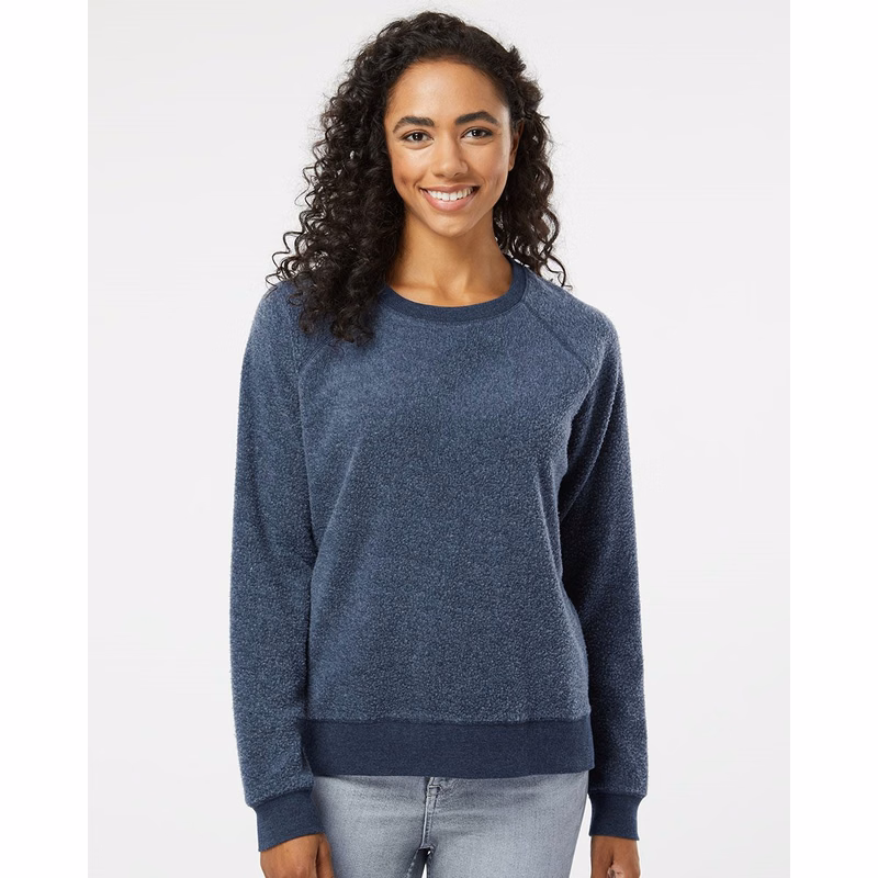 Women's Fleece Out Crewneck Pullover - K01