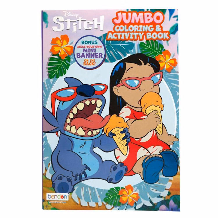 Stitch Jumbo Coloring and Activity Books - One Title