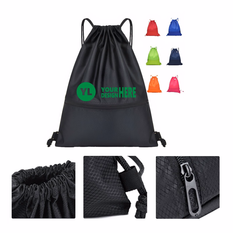 MOQ50 Custom Drawstring Backpack Simple Design