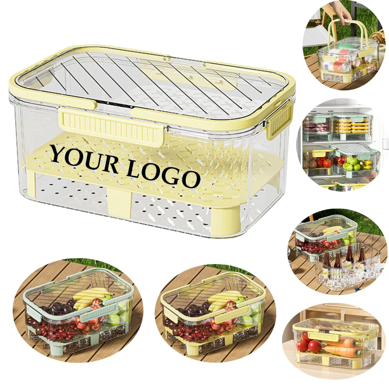 Transparent Outdoor Camping Picnic Fruit Box 1