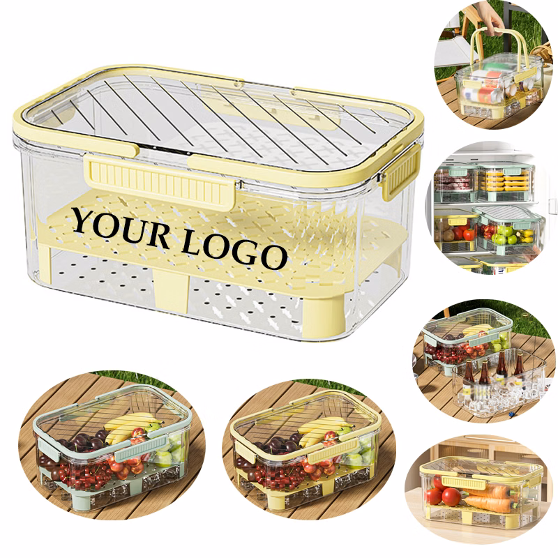 Transparent Outdoor Camping Picnic Fruit Box