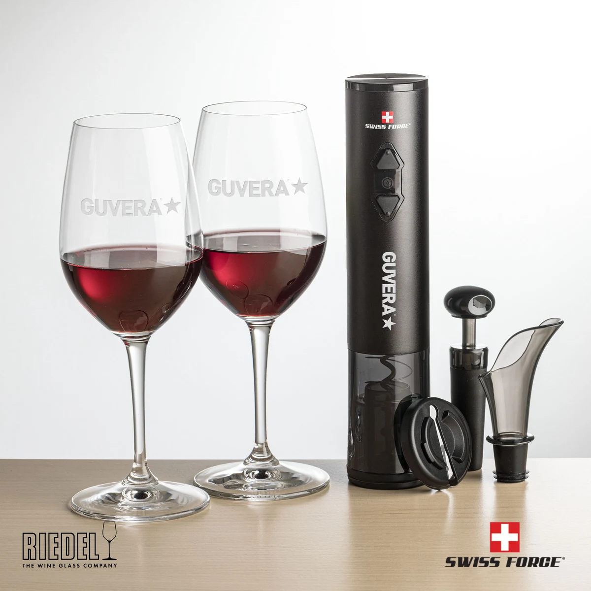 Swiss Force® Opener Set & RIEDEL Oenologue Wine 1