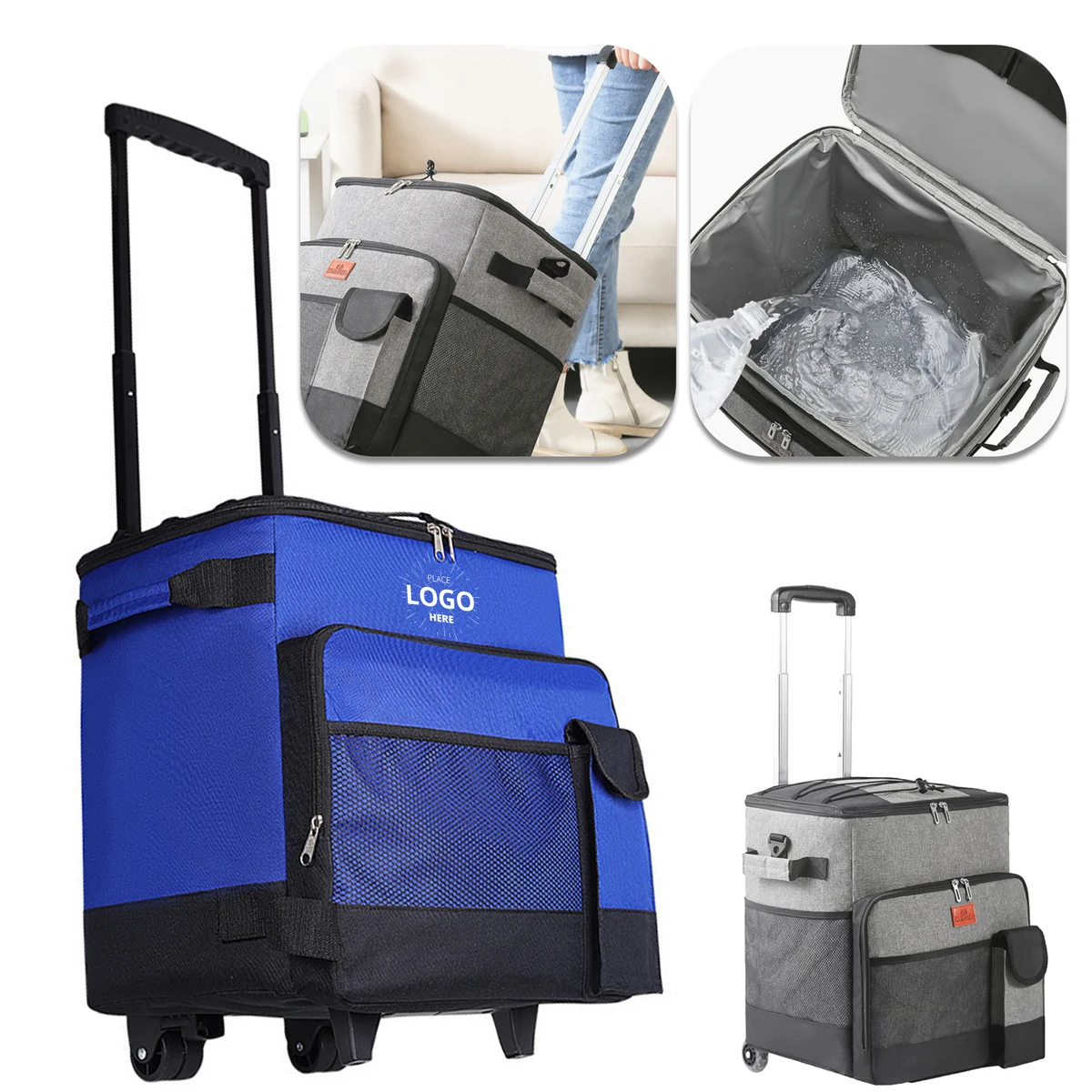 Camping Leakproof Rolling Cooler 1