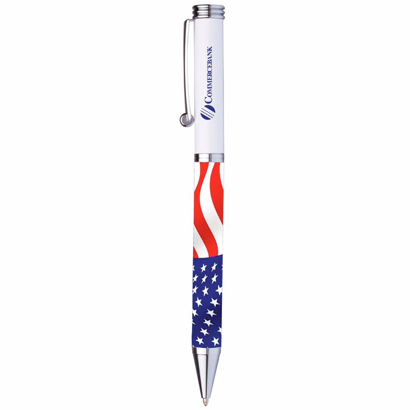 Spectrum Twist Brass Full-Color Twist Ballpoint Pen
