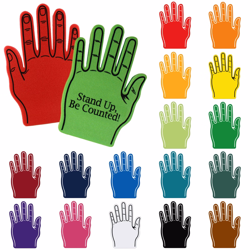 Foam Hand Five Finger 16"