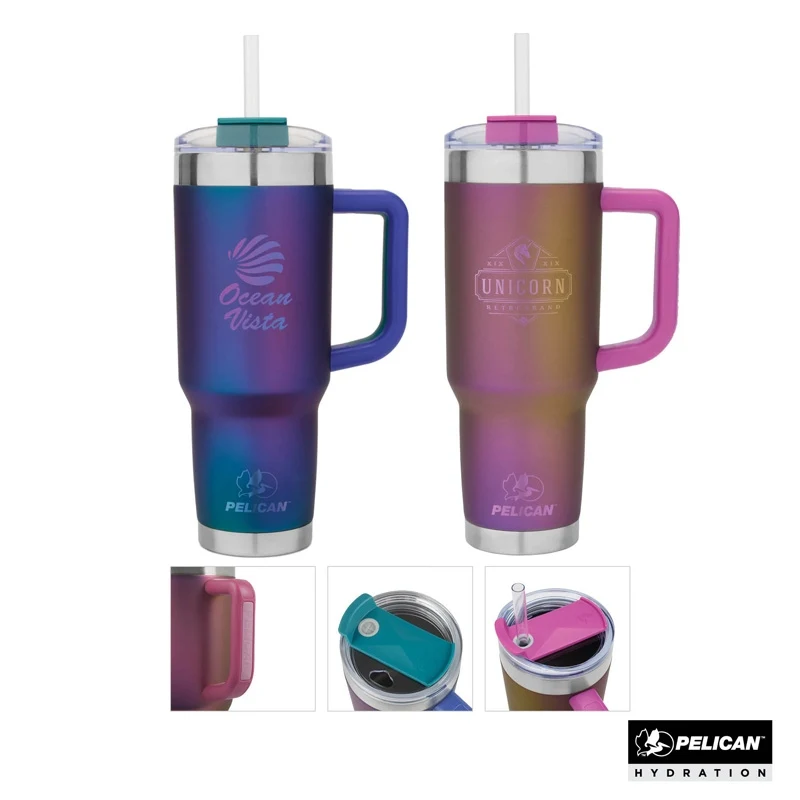 Pelican Porter™ 40 oz. Double Wall Stainless Steel Travel Tumbler - Shimmer Collection 1