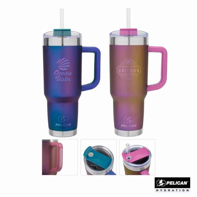 Pelican Porter™ 40 oz. Double Wall Stainless Steel Travel Tumbler - Shimmer Collection