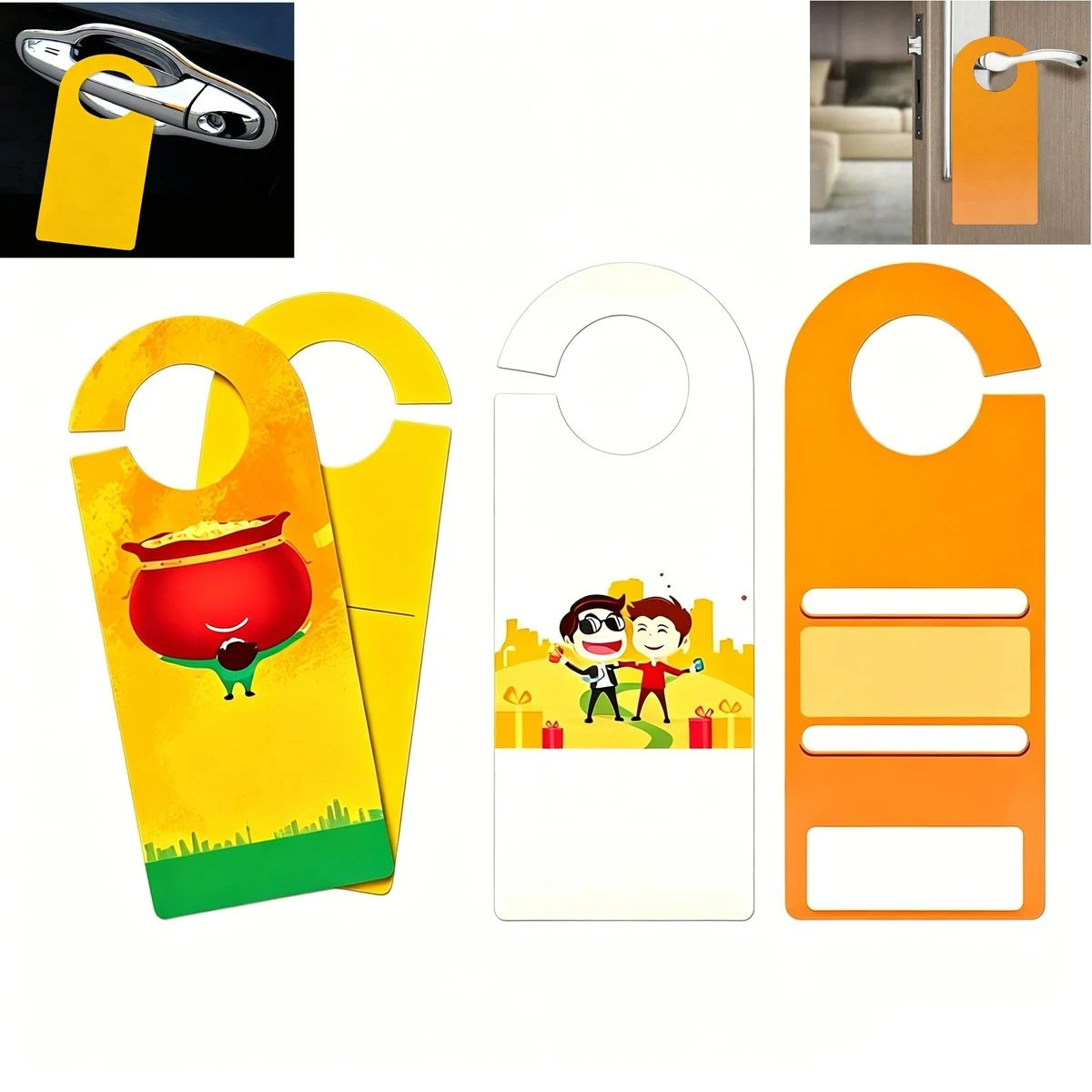 Custom Double-Sided Door Hanger Card 1