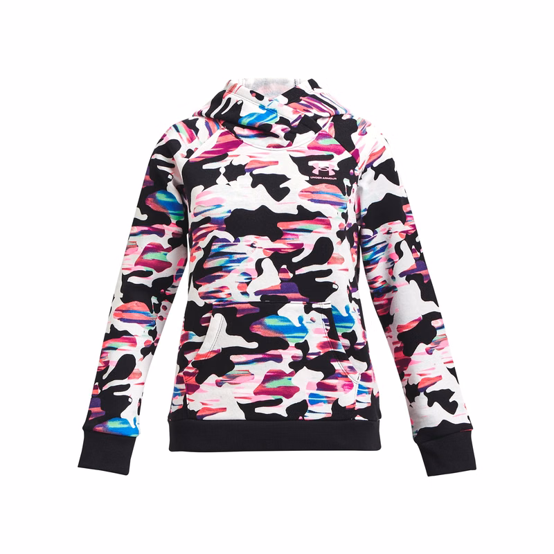 Girls' UA Rival Fleece Printed Hoodie