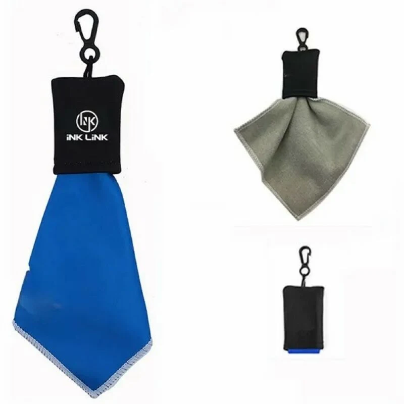 Double-Sided Custom Microfiber Cleaning Cloth W/Pouch. 1