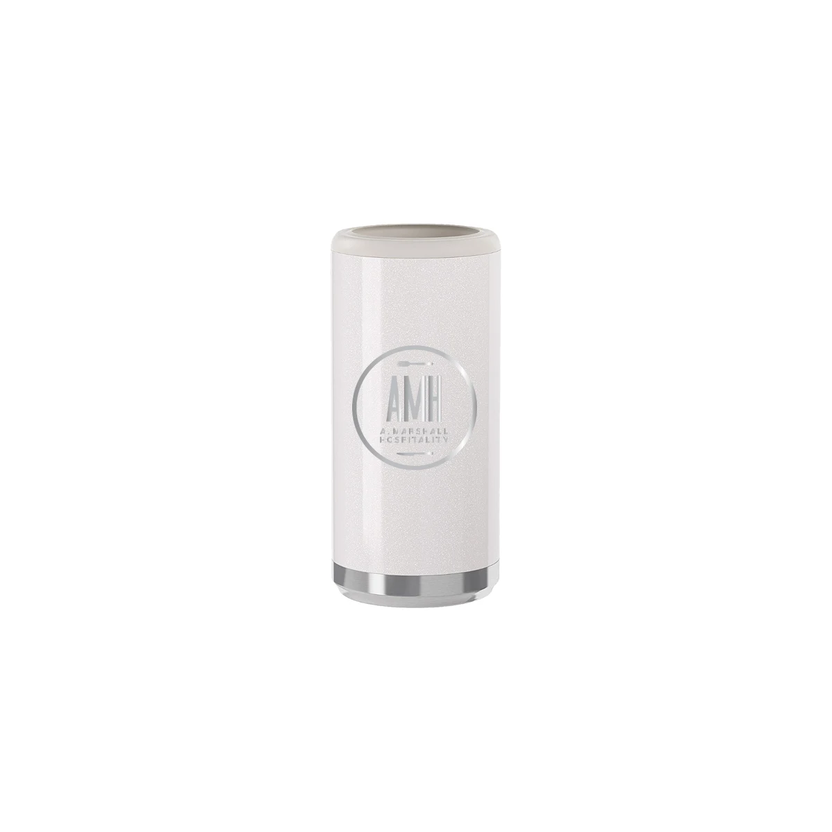 12 Oz. Glitter Moonrock Maars Stainless Steel Skinny Can Cooler 1