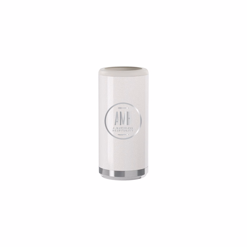 12 Oz. Glitter Moonrock Maars Stainless Steel Skinny Can Cooler