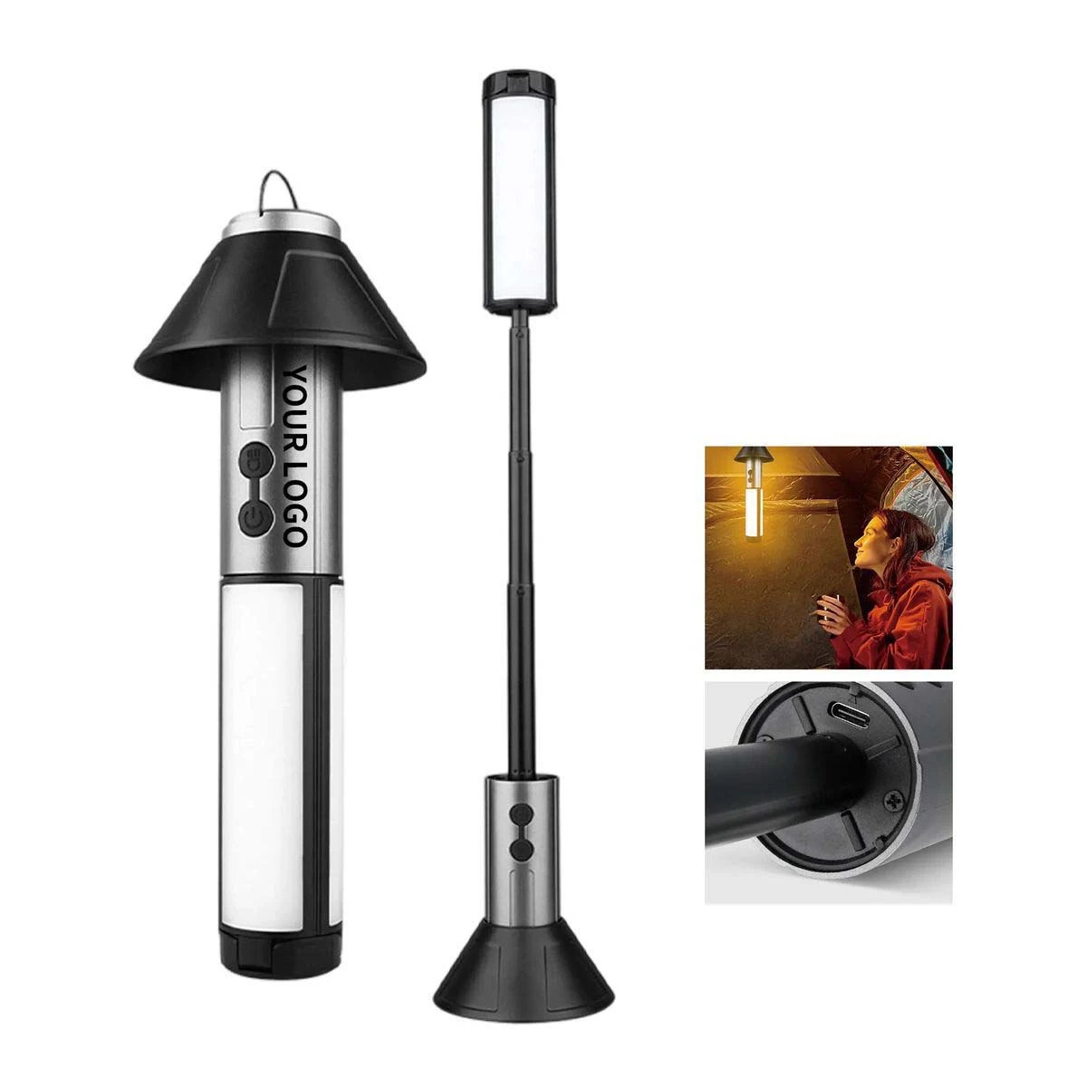 Rechargeable Camping Lantern with Telescopic Design 1