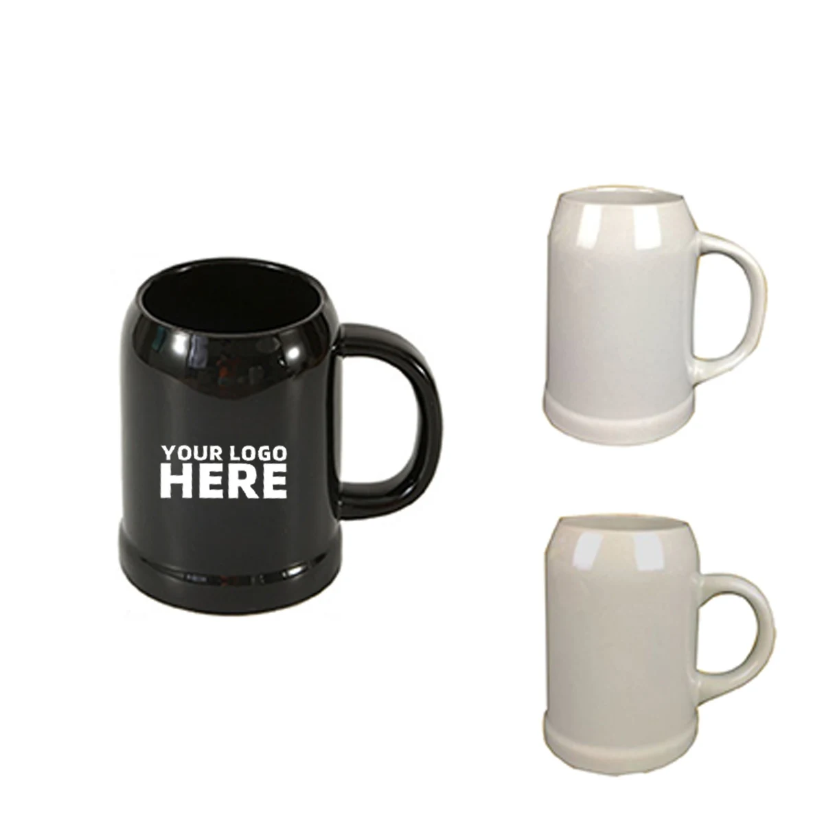 18oz Ceramic Beer Mug 1