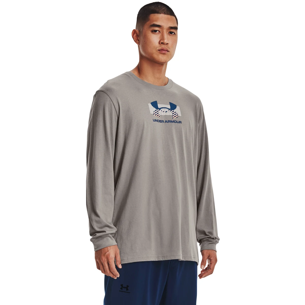 Men's UA Grid Geometric Logo Long Sleeve 1