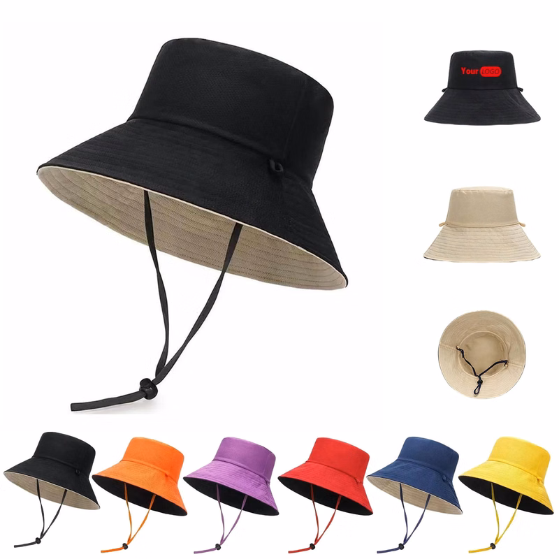 Double-Sided Fisherman Bucket Sun Hat