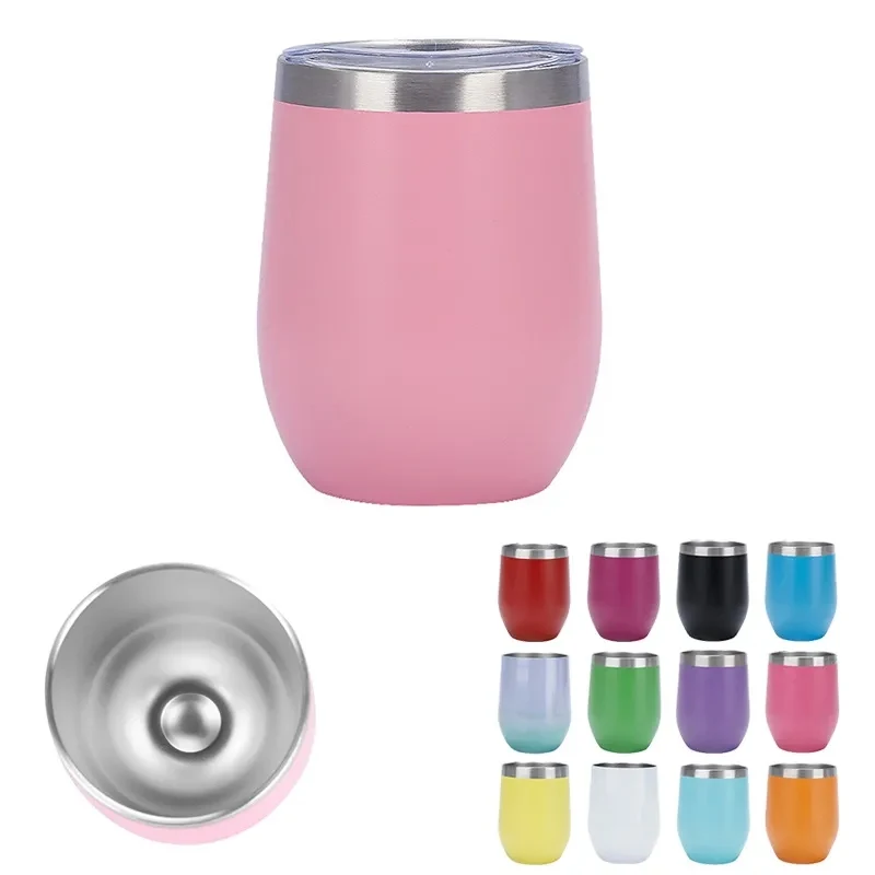 12 Oz. Double Wall Eggshell Cup with Lid 1