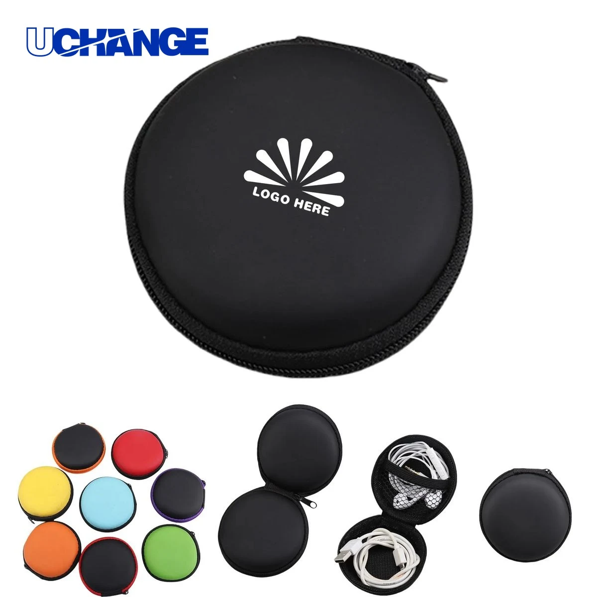 Round Headphone Storage Case 1