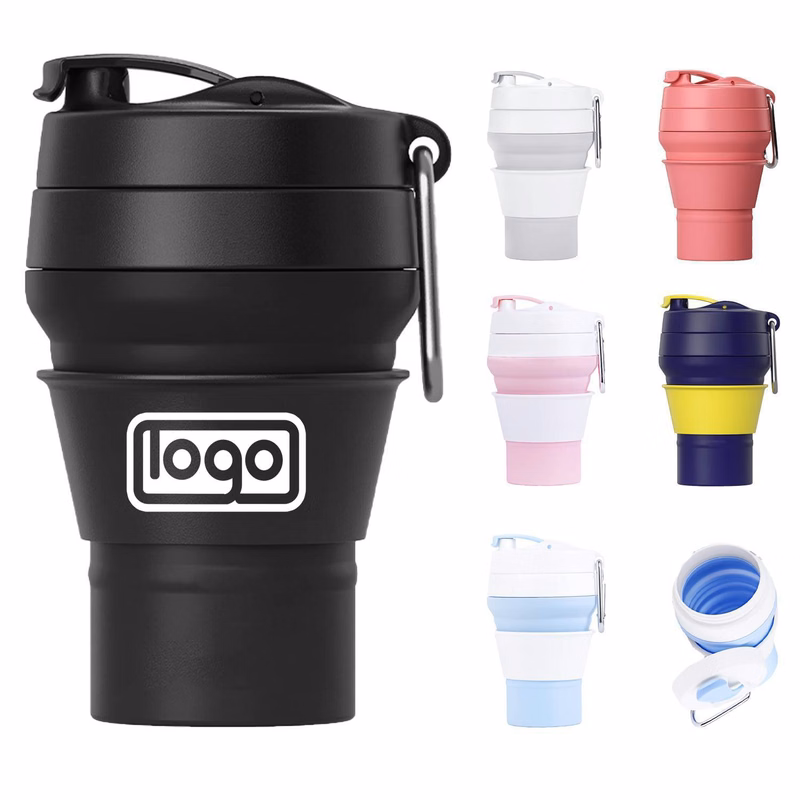 12 Oz Silicone Collapsible Travel Cup