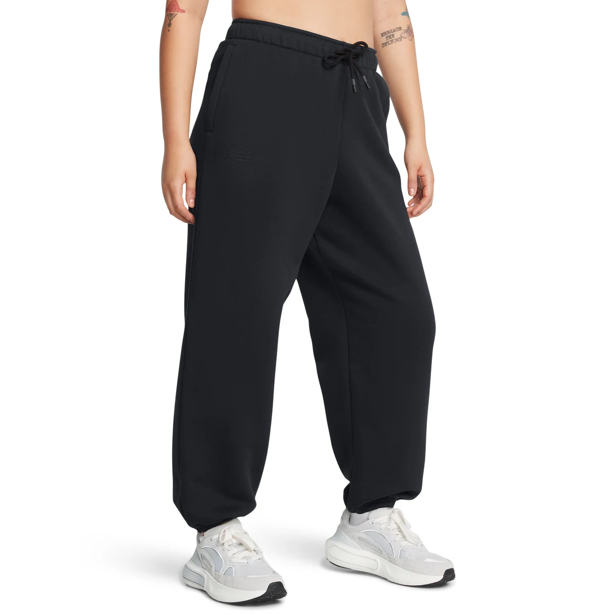 UA Icon Fleece Wordmark Women's Oversized Pants 1