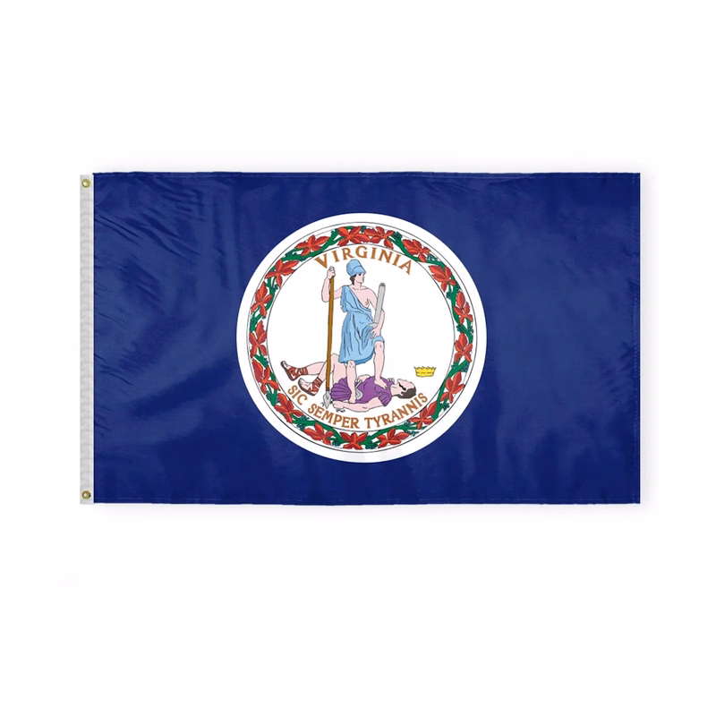 3'x5' Virginia ePoly Printed Flags